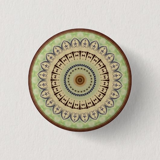 Badge Rond 2,50 Cm Conception de kaléidoscope (Devant)