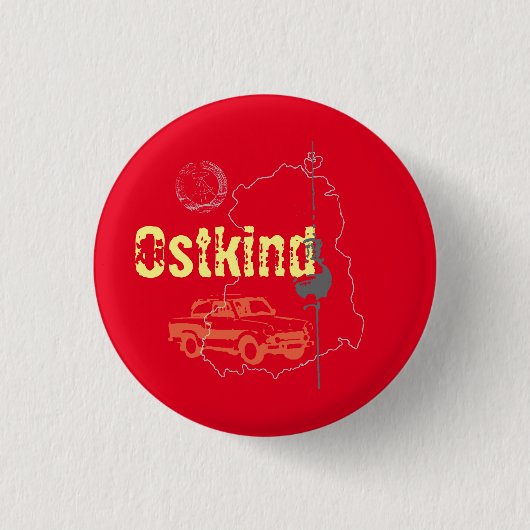 Badge Rond 2,50 Cm Conception de l'enfant de l'Est (Devant)