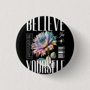 Badge Rond 2,50 Cm Conception de logo Croyez en vous