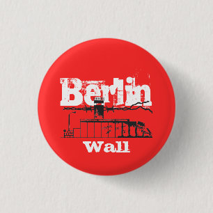 Badge Rond 2,50 Cm Conception du mur de Berlin