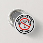 Badge Rond 2,50 Cm Conducteur indiqué (Devant & derrière)