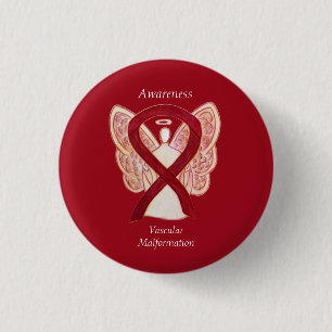 Badge Rond 2,50 Cm Connaissance de la formation vasculaire Ruban Ange