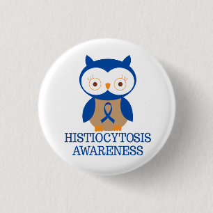 Badge Rond 2,50 Cm Conscience de histiocytose