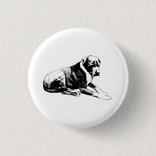 Badge Rond 2,50 Cm Contour Paix, Humeur Moderne