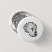 Badge Rond 2,50 Cm Contraste subtil de flocon (Devant & derrière)