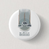 Badge Rond 2,50 Cm contrôleur de pluie objet_2 (Devant)