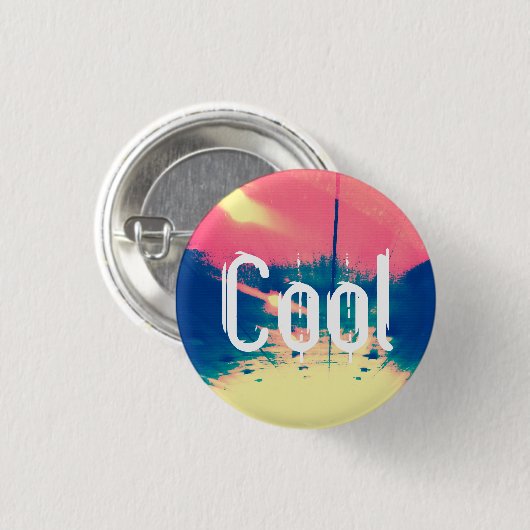 Badge Rond 2,50 Cm Cool (Devant & derrière)