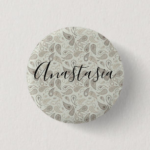 Badge Rond 2,50 Cm Cool, gris Extraordinaire