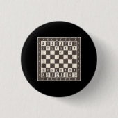 Badge Rond 2,50 Cm Cool Jeu d'échecs Halloween Costume drôle Lazy (Devant)