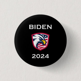Badge Rond 2,50 Cm Cool patriotique Joe Biden 2024 Élection Aigle fon