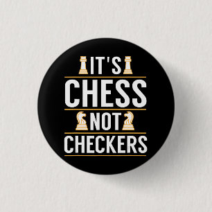 Badge Rond 2,50 Cm cool ses échecs pas checkers chèques joueurs cadea