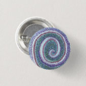 BADGE ROND 2,50 CM "COQUILLE SPIRALE" (Devant & derrière)
