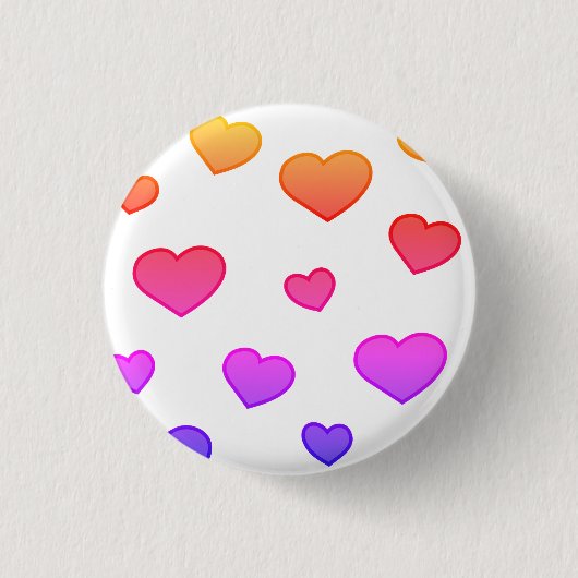 Badge Rond 2,50 Cm Corazón de Corazones (Devant)