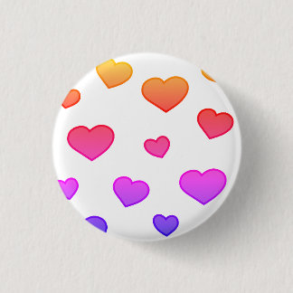 Badge Rond 2,50 Cm Corazón de Corazones