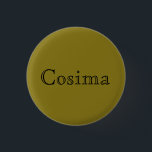 Badge Rond 2,50 Cm Cosima de texte ouvert de police de noir orphelin<br><div class="desc">Cosima est un caractère du noir d'orpheline d'émission de TV,  texte ouvert</div>