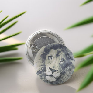 Badge Rond 2,50 Cm COSMIC LION KING   Touches de boutons personnalisé
