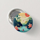 BADGE ROND 2,50 CM COSTA RICA #1 (Devant & derrière)