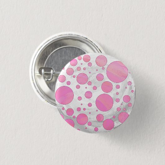 Badge Rond 2,50 Cm Coton Candy (Devant & derrière)