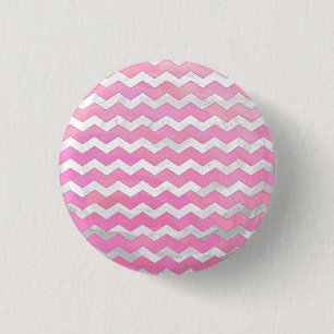 Badge Rond 2,50 Cm Coton Candy Chevon Motif