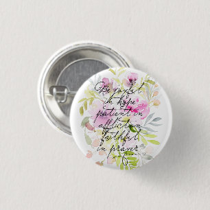 Badge Rond 2,50 Cm Couleur d'eau des écritures Romains 12