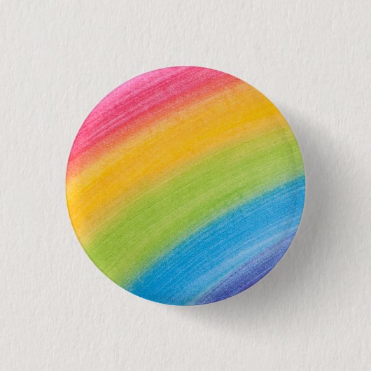Badge Rond 2,50 Cm Couleur d'eau Rainbow (Devant)