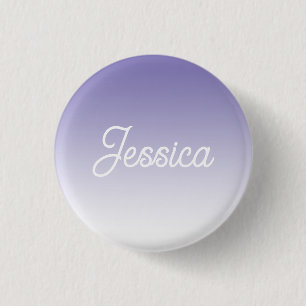 Badge Rond 2,50 Cm Couleur lilas clair ombrée (modifiable) et votre t