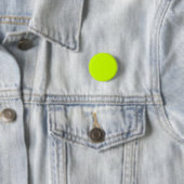 Badge Rond 2,50 Cm Couleur solide de chaux électrique (En situation)