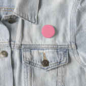 Badge Rond 2,50 Cm Couleur solide rose Baker-Miller (En situation)
