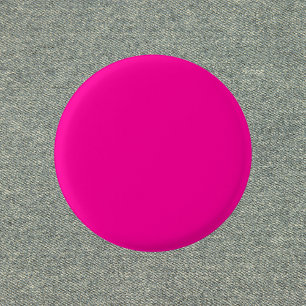 Badge Rond 2,50 Cm Couleur solide rose néon