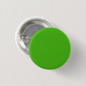Badge Rond 2,50 Cm Couleur solide verte Kelly (Devant & derrière)