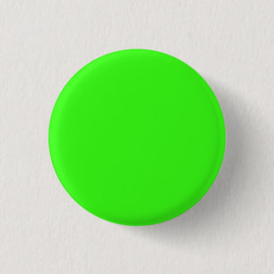 Badge Rond 2,50 Cm Couleur solide verte néon