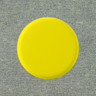 Badge Rond 2,50 Cm Couleur uni jaune canari