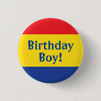 Couleurs primaires Enfants garçons d'anniversaire