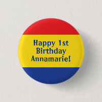 Couleurs primaires Fête d'anniversaire de l'enfant