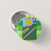 Badge Rond 2,50 Cm Coup de Poulet (Devant & derrière)