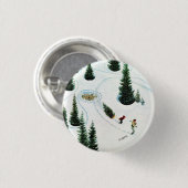 Badge Rond 2,50 Cm Couper l'arbre (Devant & derrière)