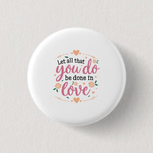 Badge Rond 2,50 Cm Couple Cadeau Let's All That You Do