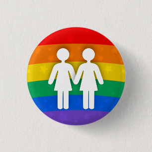 Badge Rond 2,50 Cm Couple gay