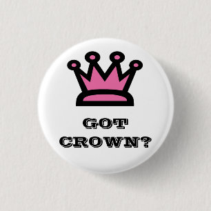Badge Rond 2,50 Cm Couronne obtenue ?