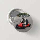 Badge Rond 2,50 Cm course de go-kart carlin (Devant & derrière)