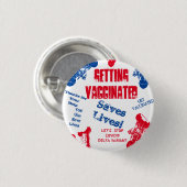 BADGE ROND 2,50 CM COVID19 (Devant & derrière)