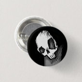 Badge Rond 2,50 Cm Crâne 14 (Devant & derrière)