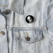 Badge Rond 2,50 Cm Crâne 14 (En situation)