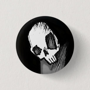 Badge Rond 2,50 Cm Crâne 14