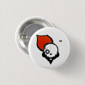 Badge Rond 2,50 Cm Crâne de NinjaCruise (Devant & derrière)