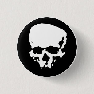 Badge Rond 2,50 Cm Crâne de signature de jour de Wither d'esprit