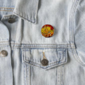 Badge Rond 2,50 Cm Crayola Jasper rouge (En situation)