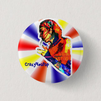 Badge Rond 2,50 Cm crazyRetro