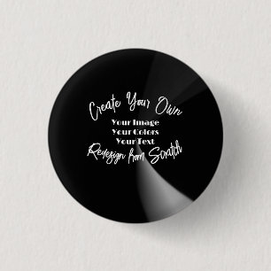 Badge Rond 2,50 Cm Create Your Own Custom Personalized