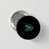 Badge Rond 2,50 Cm Créature Cybernétique (Devant & derrière)